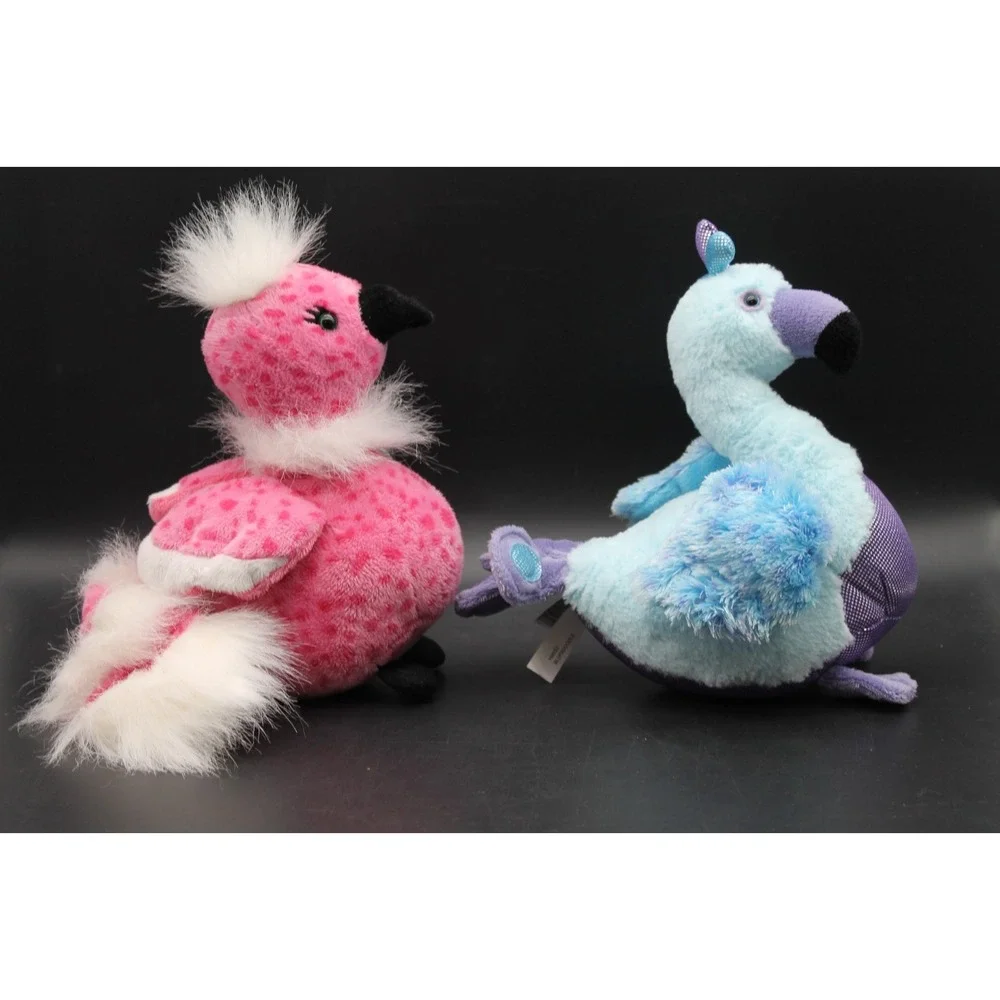 Webkinz Blufadoodle & Cherry Blossom Bird Plush Lot of 2 NO CODE Ganz